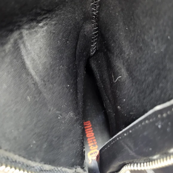 Demonia BRATTY Black Vegan Leather Platform Boots Womens 6 Goth Punk DOMINATRIX - Picture 7 of 11